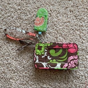 Vera Bradley Wristlet Wallet Paisley Flower